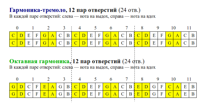 Настройка тремоло и октавной гармоники Golden Cup