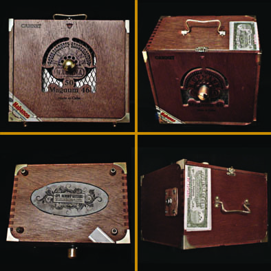 Cigar Box Amp "Magnum 46 Gold - 10 AMP"